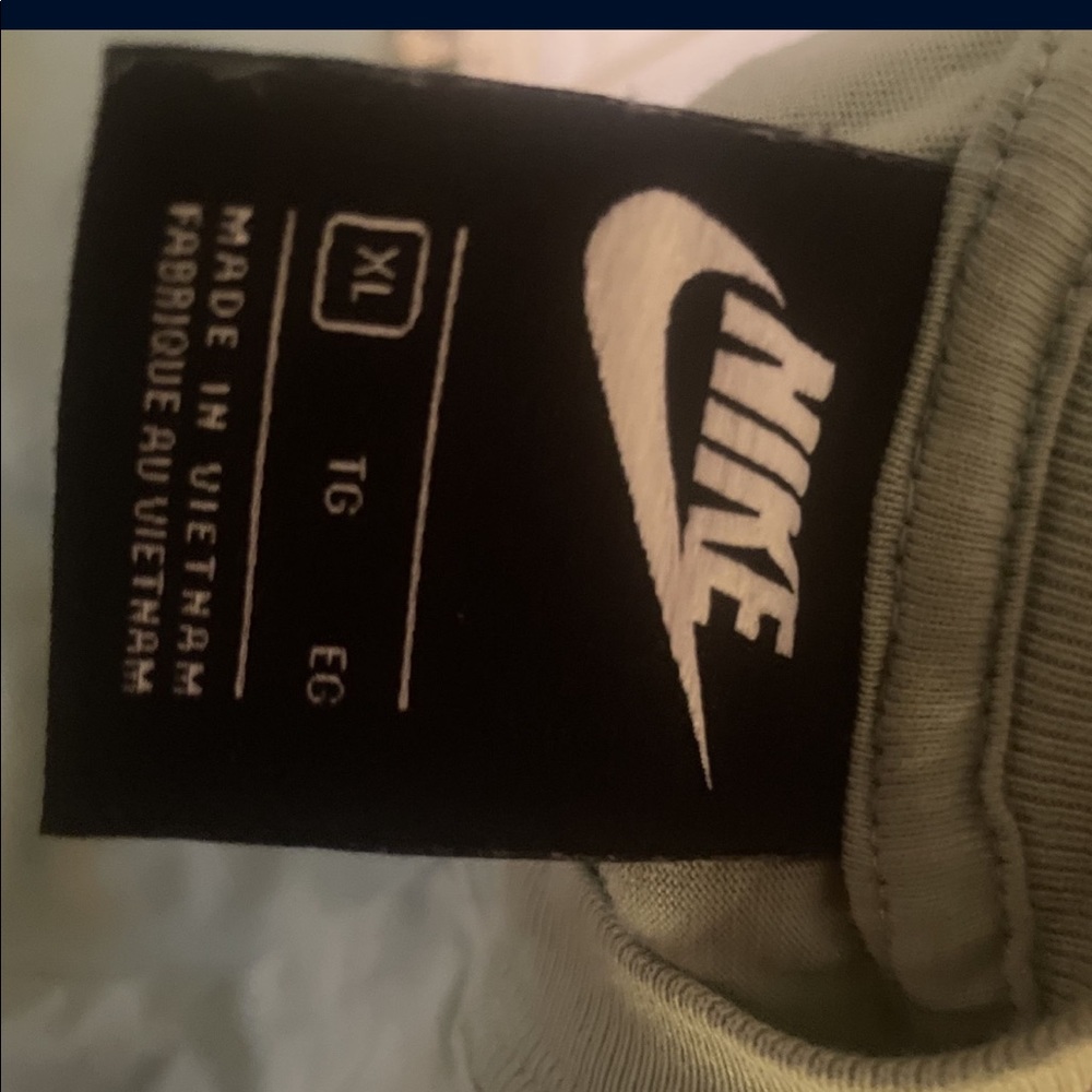 Sage green Nike Tee size XL